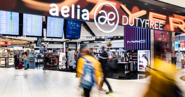 Devanture de boutique Aelia Duty Free